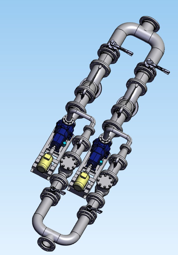 3D Modelling – Pump Piping System