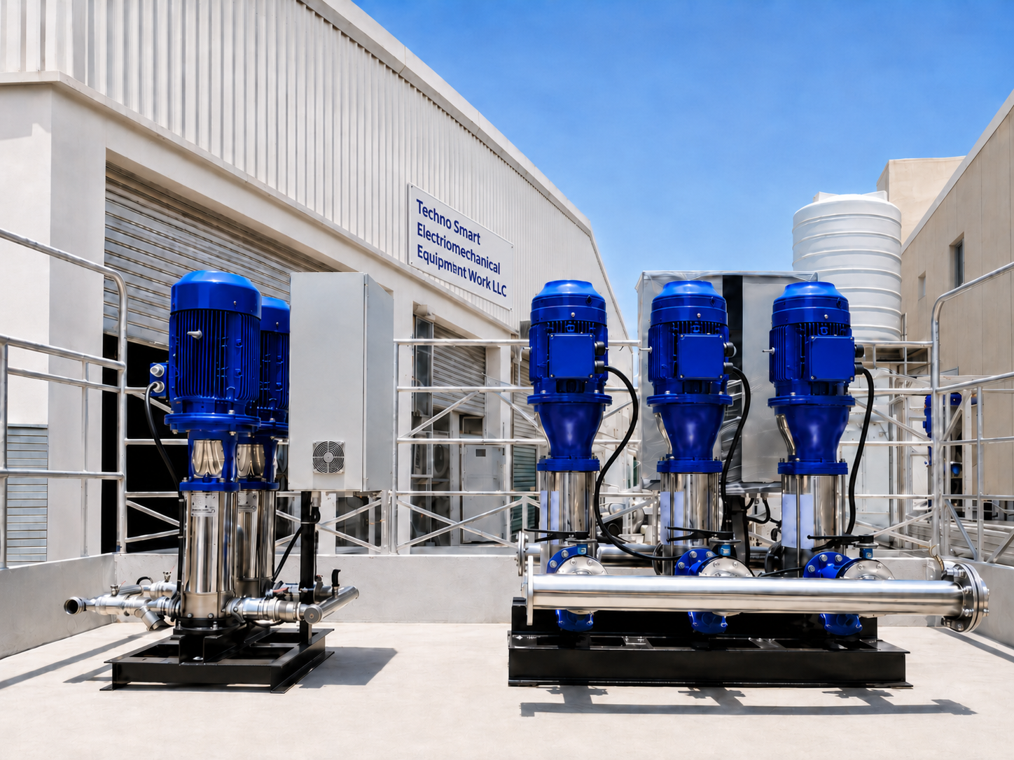 Booster Pump Set – Supply at Techno Smart Premises